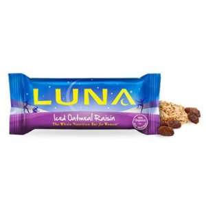  Iced Oatmeal Raisin Luna Bars   Case of 15 Health 