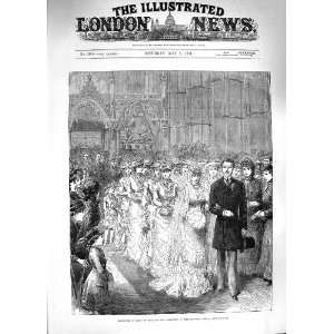    1881 WEDDING LORD BROOKE MAYNARD WESTMINSTER ABBEY