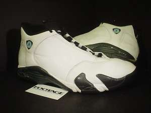 1998 OG Nike Air Jordan XIV 14 WHITE OXIDIZED GREEN 13  