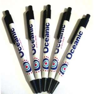  ABC LOST TV Show Oceanic Airlines prop Pen set of 5 