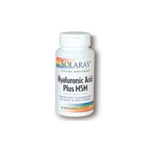  Hyaluronic Acid Plus MSM   30   VegCap Health & Personal 
