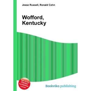  Wofford, Kentucky Ronald Cohn Jesse Russell Books
