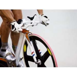  Detail of Cyclist Racing on the Velodrome Track, Athens 