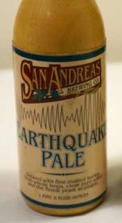 San Andreas Brewery Earthquake Porter Pale S/P Shakers  