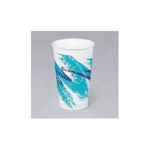 Solo 376JZJ Jazz Design Single Sided Poly Coated Paper Hot Cup, 6 oz 