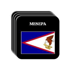 American Samoa   MESEPA Set of 4 Mini Mousepad Coasters