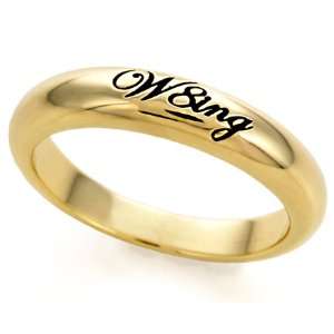   SH061 BNNB W8ing Engraved Purity Abstinence Promise Ring (6) Jewelry