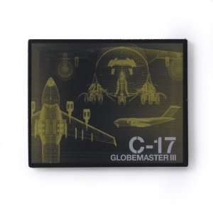  Wireframe C 17 Globemaster III Magnet 