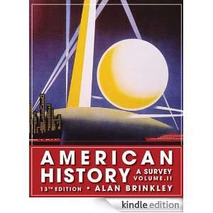   History A Survey, Volume 2 Alan Brinkley  Kindle Store