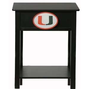  Miami Hurricanes Nightstand/Side Table