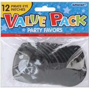 Party Favors 12/Pkg Pirate Eye Patch 