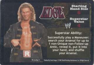 WWE RAW Deal Revolution Edge Master 10 Card Set w/ All 4 UR Cards 