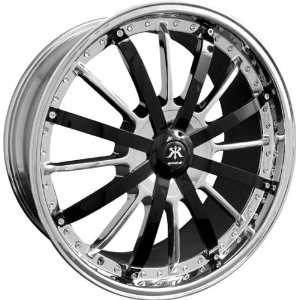 Complete Set Of Rennen Geneva   Chrome w/ Chrome Inserts 22x9.5 Wheels 