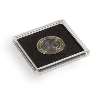 27mm   10 Quadrum Square Coin Holders (Capsules), 1/2oz US Eagle Gold 