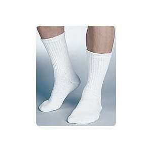Sensifoot Crew Socks, White, Medium
