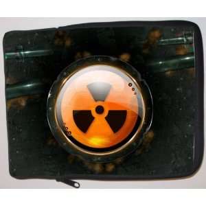 Radioactive Nuclear Button Design Laptop Sleeve   Note Book sleeve 