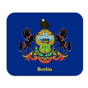  US State Flag   Berlin, Pennsylvania (PA) Mouse Pad 