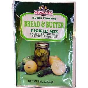 Mrs. Wages Bread & Butter Pickle Mix, 8.0 oz  Grocery 