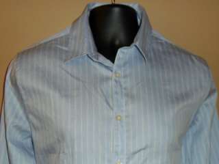 Paul Smith Dress Shirt Sz L Large NWT Slim Fit Long Sleeve Blue  