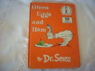 GREEN EGGS AND HAM Dr. Seuss 1st Edition 1960 HC Rare B 16 50 Word 
