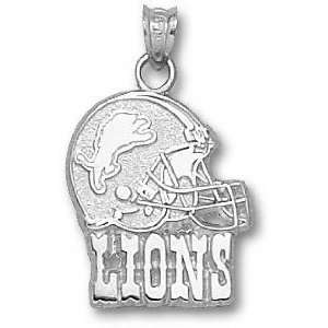  Detroit Lions Solid Sterling Silver LIONS Helmet 