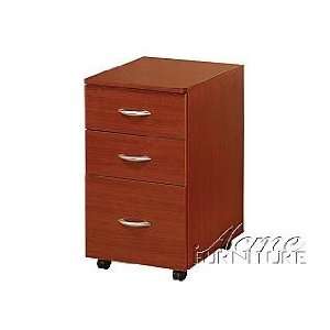 Acme Furniture Cherry Finish File Cabinet 12104