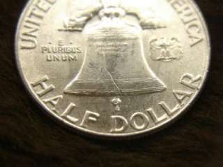 1949 FRANKLIN HALF DOLLAR   WELL STRUCK BEAUTY   PLEASING COIN  