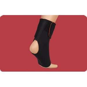  Thermoskin Ankle Wrap, Thermal Support, Black, Medium 
