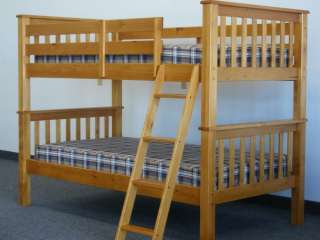 TWIN OVER TWIN HONEY MISSION BUNK BEDS DFW PICK UP 798304035803  