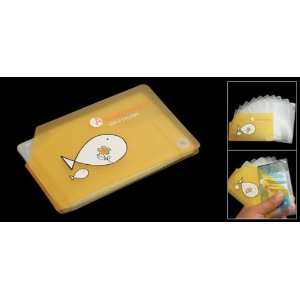  Amico Yellow Plastic Bank Credit ID Card Holder Case 