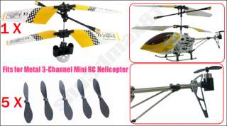 3CH RC Helicopter Mini Part Main Tail Blade SET Y S577  