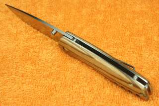 New Enlan 2.8 inch Blade Wood Handel Folding Knife M011  