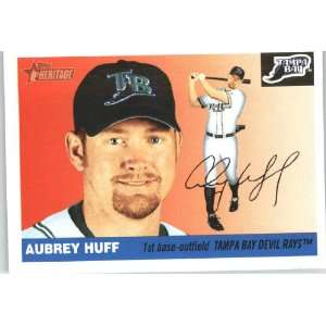  2004 Topps Heritage #352 Aubrey Huff   Tampa Bay Devil 