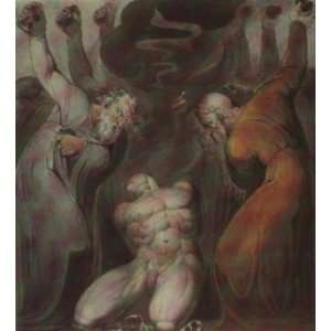 Hand Made Oil Reproduction   William Blake   24 x 26 inches   The 