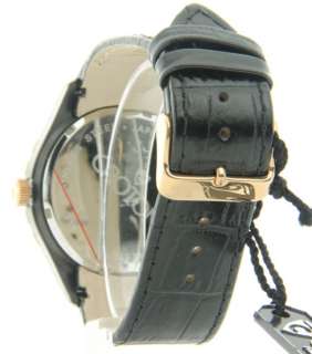 Croton Leather Date Tachymeter CC307376RGBK New Mens Fashion Watch 