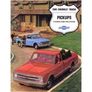    1968 CHEVROLET CHASSIS CABS STAKES Sales Brochure Book Automotive