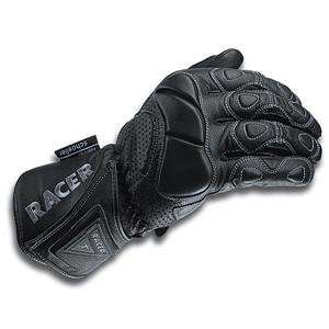  Racer Summer Fit Leather Gloves   3X Large/Black 