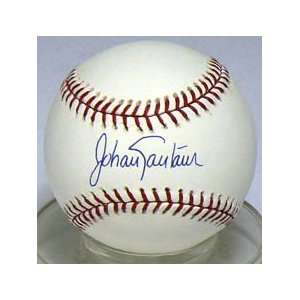  Johan Santana Autographed Baseball