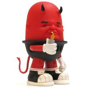  Red Luey Smoking Vinyl Figure by Bob Dob Toys & Games