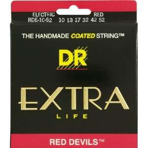  DR Strings Red Devils   Extra Life Red Coated Electric 10 