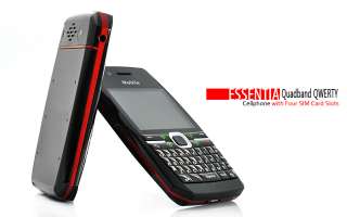 Essentia   Quadband QWERTY Cellphone 4 SIM Card Unlock  