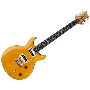  PRS SE Santana Electric Guitar Yellow Finish Musical 