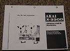 akai x 330d reel to reel owner s manual free