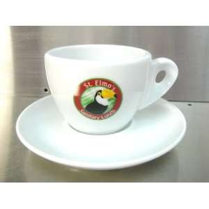    St Elmos Sanitary Lunch Capp Cup with Saucer