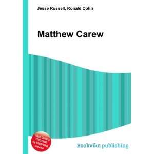 Matthew Carew Ronald Cohn Jesse Russell  Books
