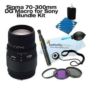  Sigma 70 300mm DG MACRO SLR Lens For Sony SLR Cameras with 