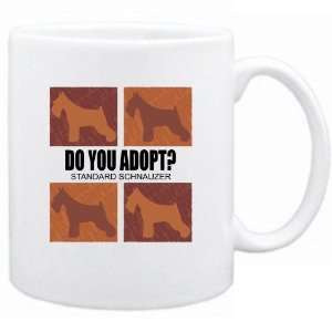 New  Do You Adopt Standard Schnauzer ?  Mug Dog