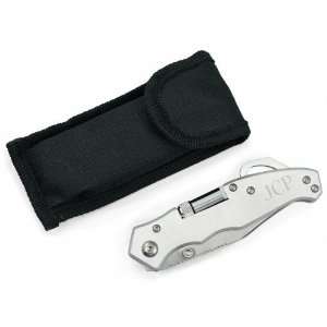  Mens Engravable Pocket Knife with Light by 