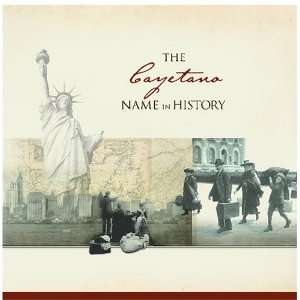 The Cayetano Name in History Ancestry  Books
