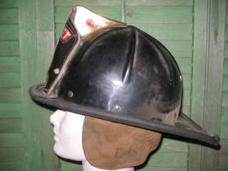 Vintage Firefighting Wolcott CT Fire Department FD 3 Cairns Helmet 